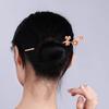 Chinese Plum Blossoms Hair Clasp Sticks Hair Stick Hairpin Vintage Dress Cheongsam Metal Headdress Jewelry Hair Accessories