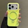 Liquid jelly magnetic suction bracket for iPhone17PROMAX skin-sensitive mobile phone case Apple 16 silicone protective case