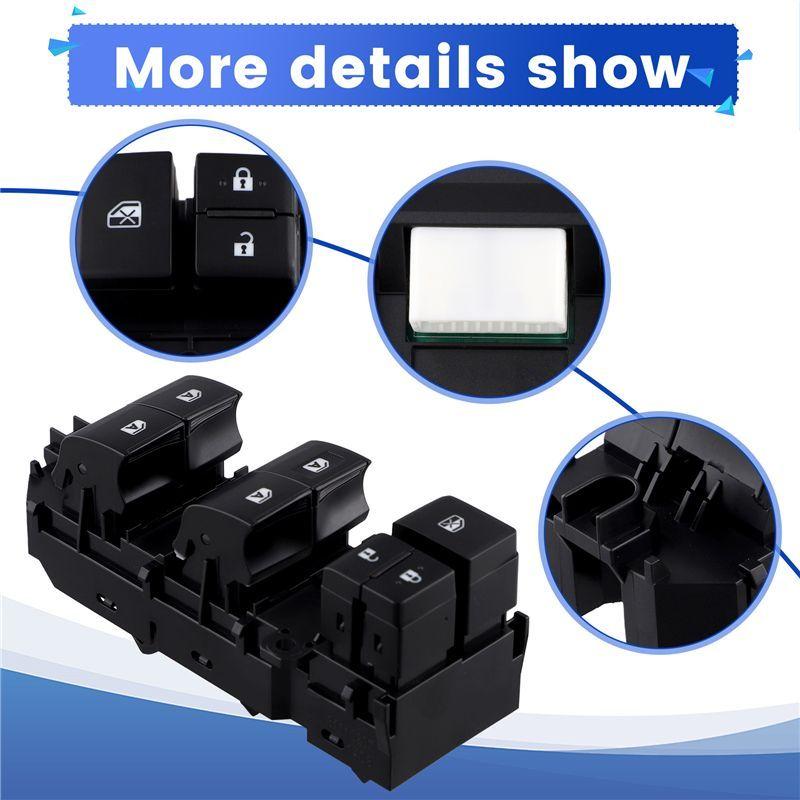 84040-08010 1PC Auto Window Switch Window Glass Lift Switch For Toyota Sienna 2015-2020 8404008010
