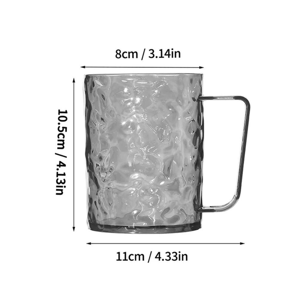 Gletschermuster Zahnbürstenbecher Transparent Zahnbürstenhalter Mode Mundspülbecher Zuhause Badezimmer