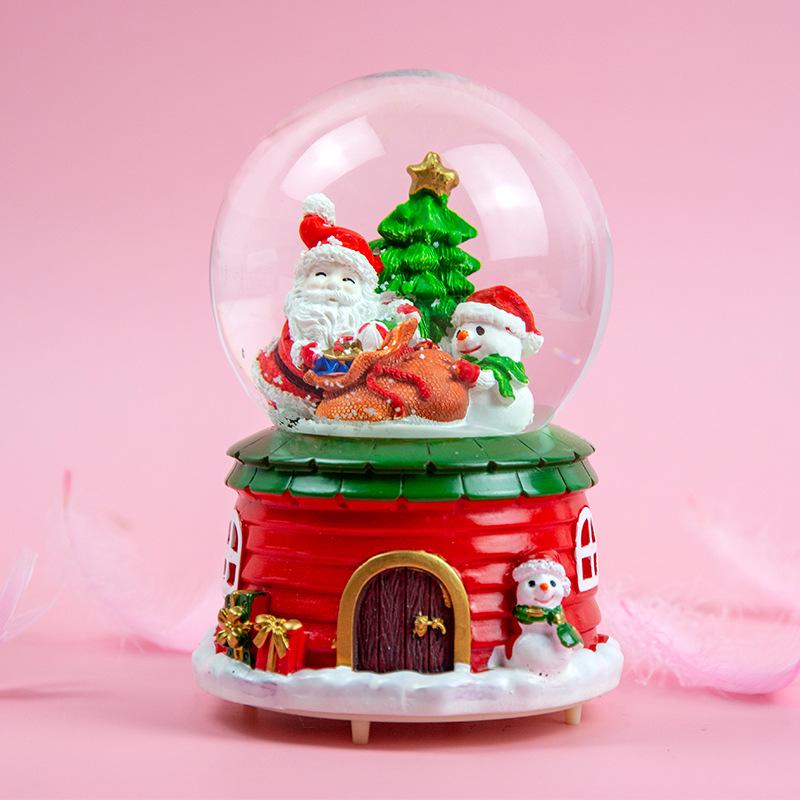 Christmas Fantasy Crystal Ball Music Box - Princess Little Girl Birthday Gift