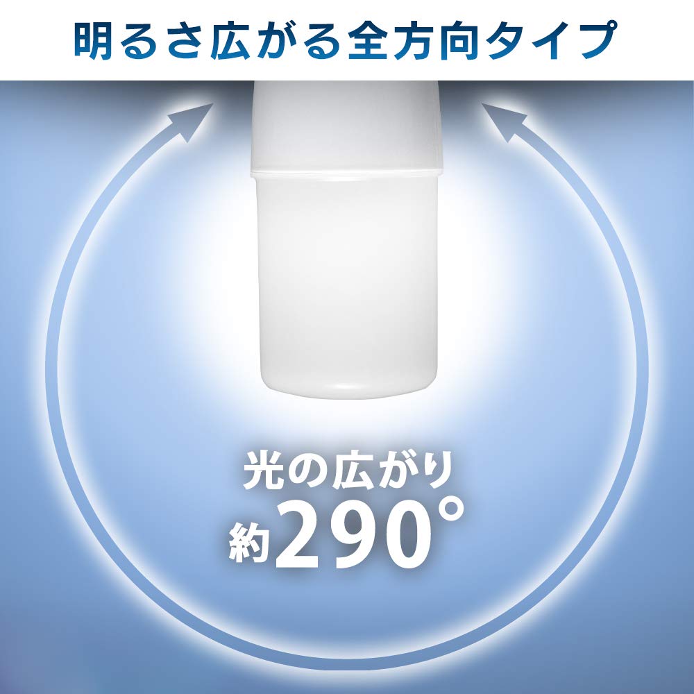 IRIS OHYAMA LED Light Bulb, 26mm Base, E26 T-Shaped, Omnidirectional, 60W Equivalent, Daylight White, LDT7N-GW-6V1 (Single Item)