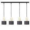 Pendant Lamp 4xE27 LUCE BLACK GOLD