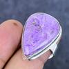 Purpurite Gemstone 925 Sterling Silver Jewelry Ring Size 8