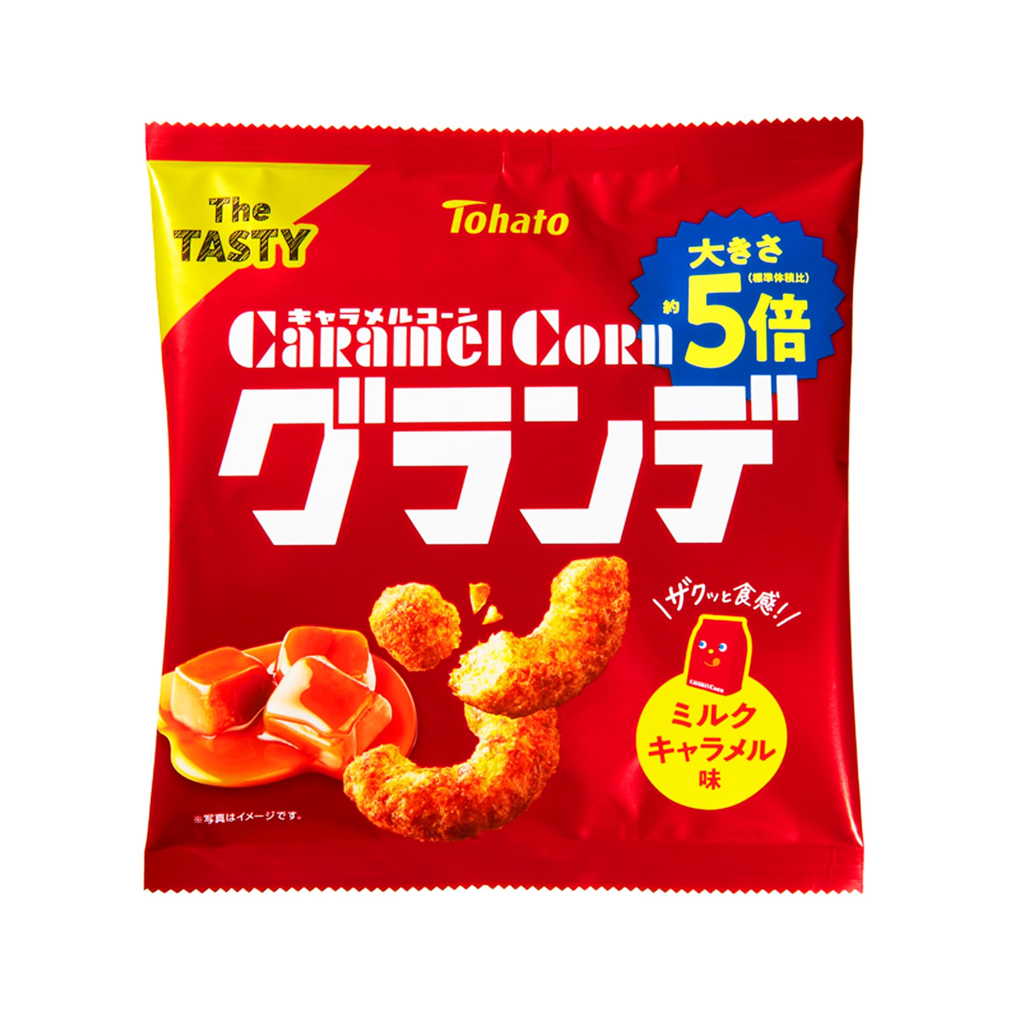 

Tohato Caramel Corn Grande Milk Caramel Flavor 57g x 12 bags
