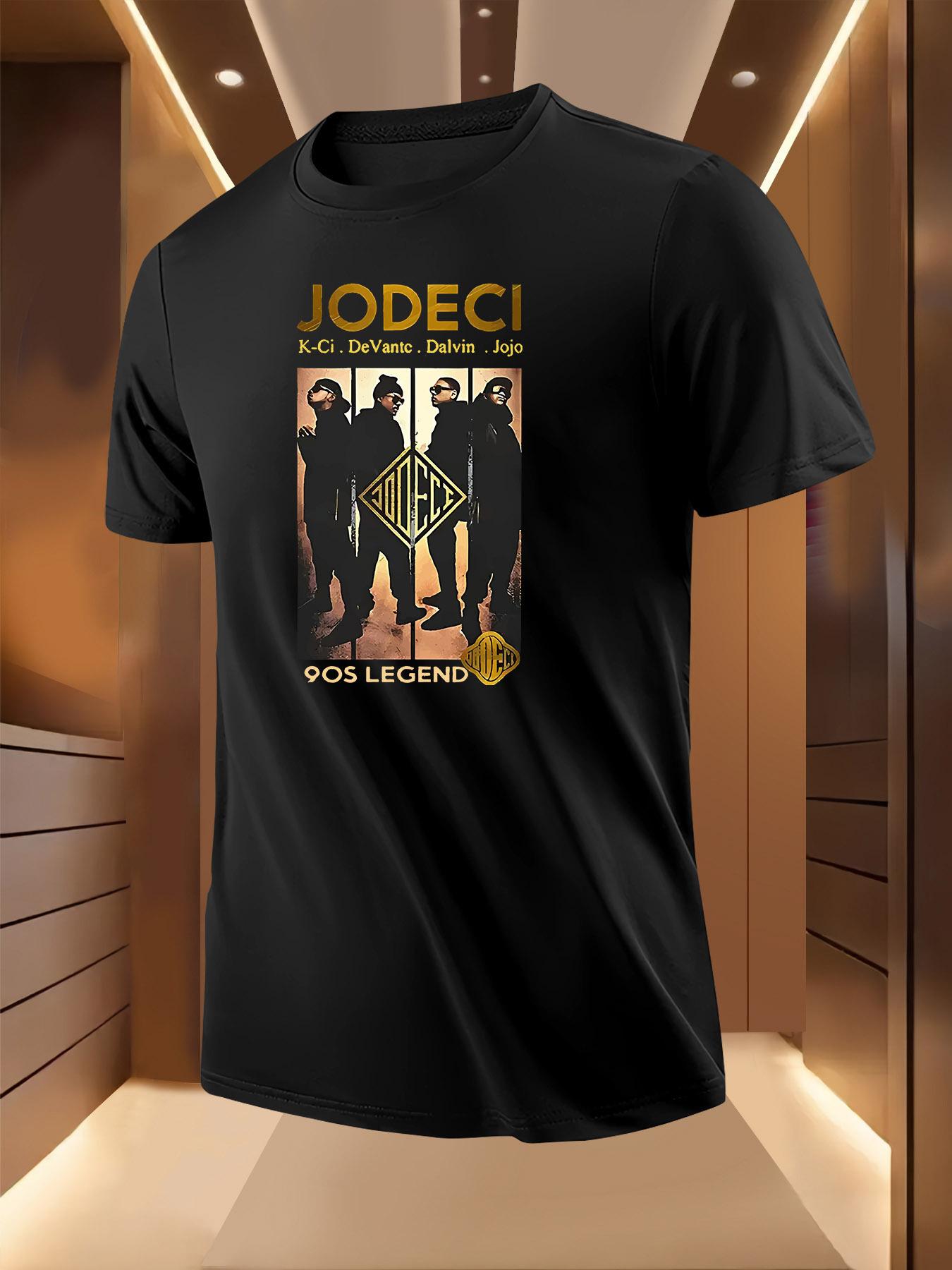 JODECI 90s Legend Graphic Tshirt - Black Casual Summer Te... S