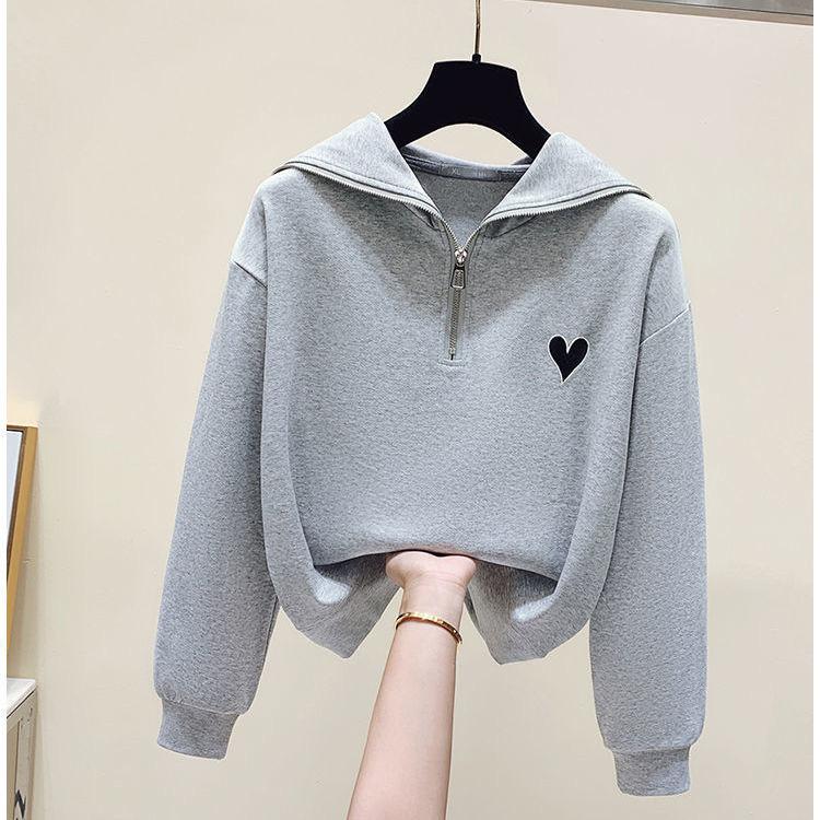 

Модная корейская версия Y2k толстовка на молнии, универсальная толстовка с капюшоном, женская одежда, тонкие толстовки с длинными рукавами и вышивкой букв, готические топы XL серый