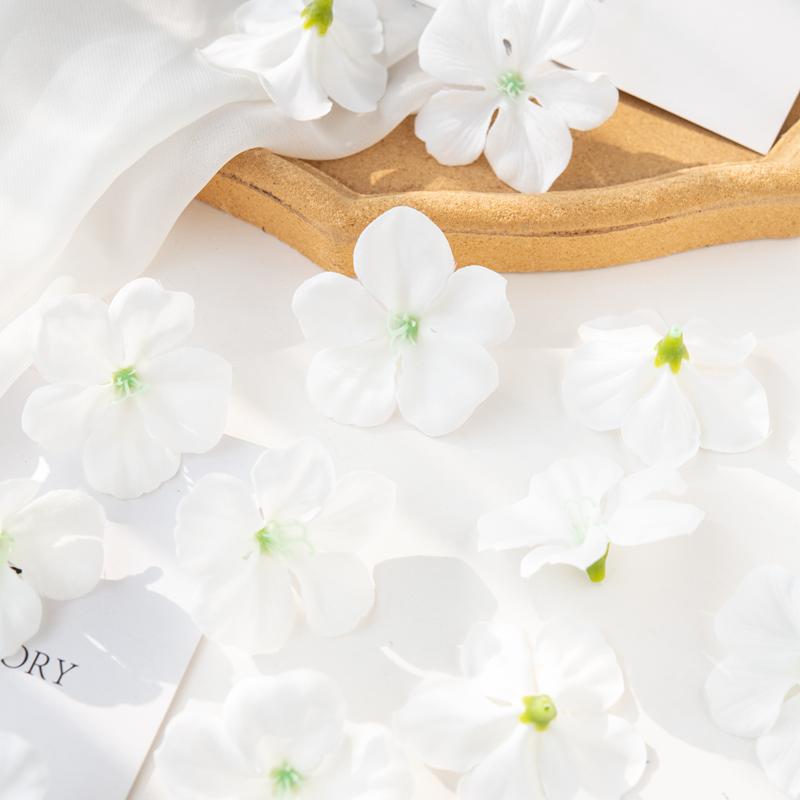 30/50Pcs Multicolor Artificial Flowers Diy Scrapbooks Box Festival Wreath Craft Party Home Wedding Decorations Fake Silk Cherry