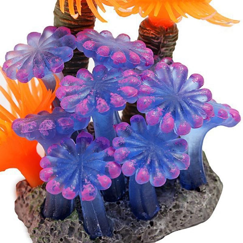 Simulation Silicone Coral Fish Tank Decorations Aquarium Landscape Supplies Fake Coral Ornament Plant Aquarium Accessories