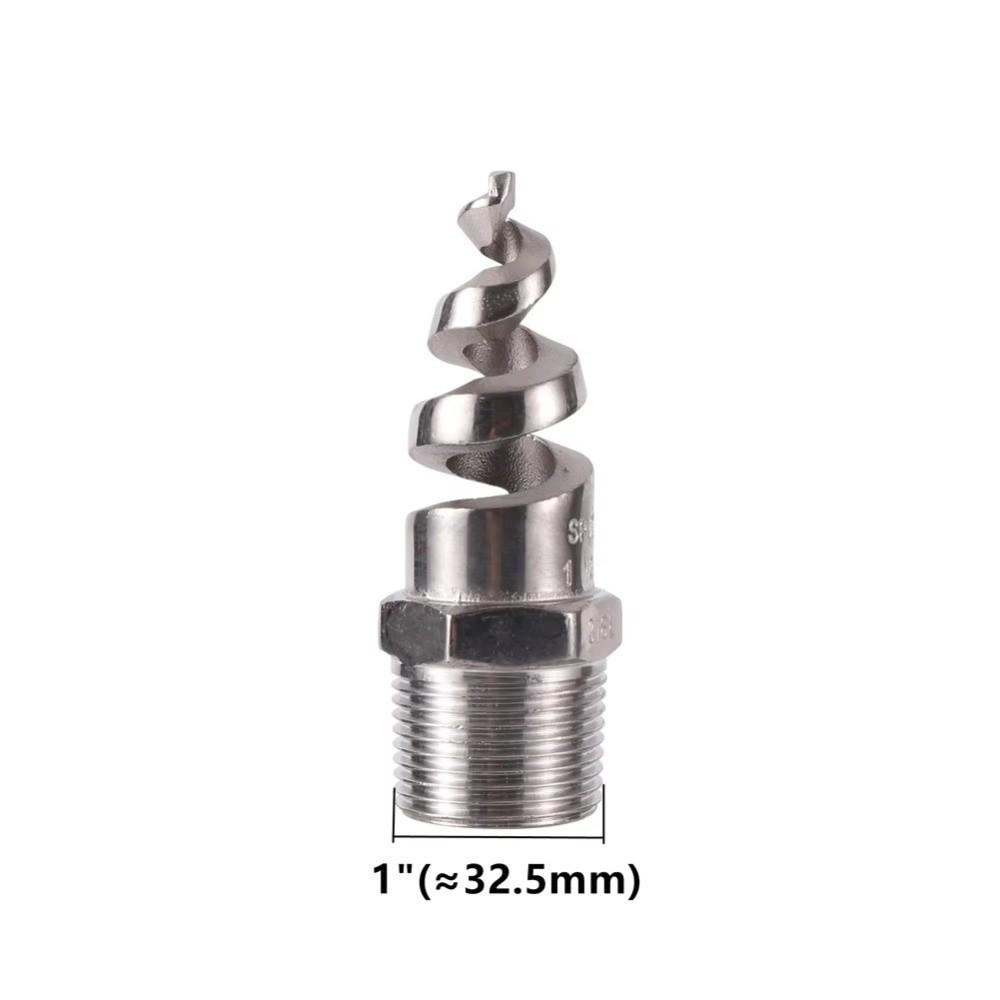 316 Stainless Steel Atomizing Nozzle BSP Thread Spiral Jet Nozzle  Lawn Irrigation