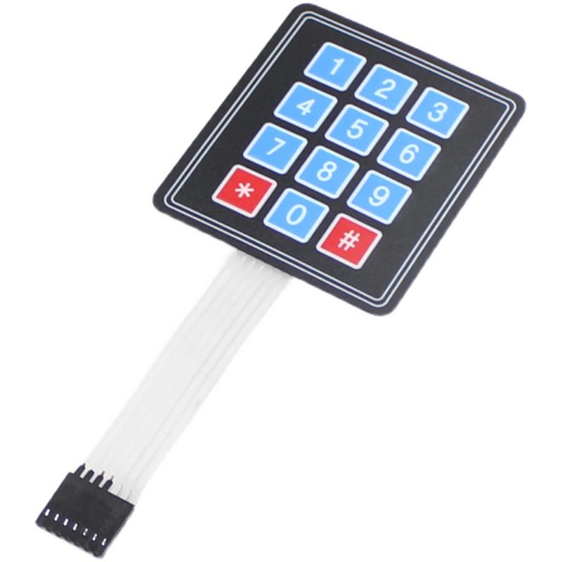 4 12 16 20 Key Button Membrane Switch 1x4 3x4 4x4 4x5 Keys Matrix Array Keyboard Keypad Control Panel DIY Kit For Arduino