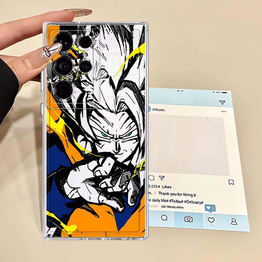 Hot Anime Dragonballs New Case for Samsung Galaxy S22 FE S26 S21 Note 20 Ultra 10 S20 Plus S24 S25 Edge S23 Ultra Phone Cover