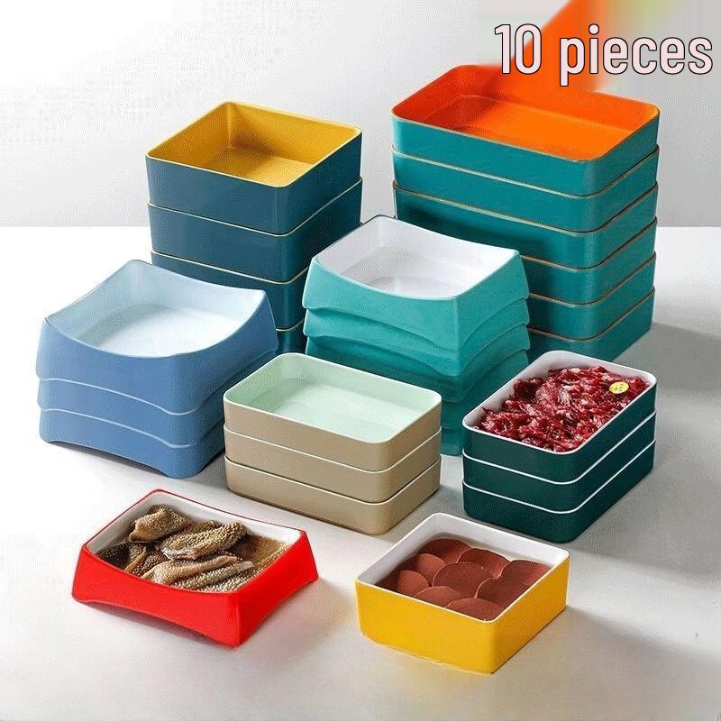 Colored Melamine Side Dish Plates