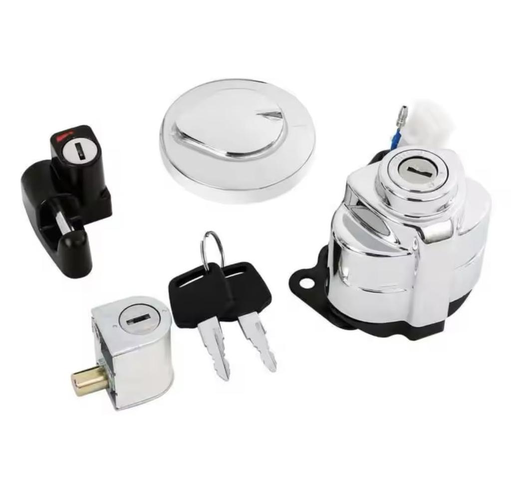 Deepa Ribusu Honda VT250 Magna 250 Key Set Key Cylinder Tank Cap Handle Lock