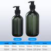 High-Grade PET Plastic Dispensing Bottle, Tea-Colored, 300ml & 500ml - Ideal for Lotion, Shower Gel, Shampoo