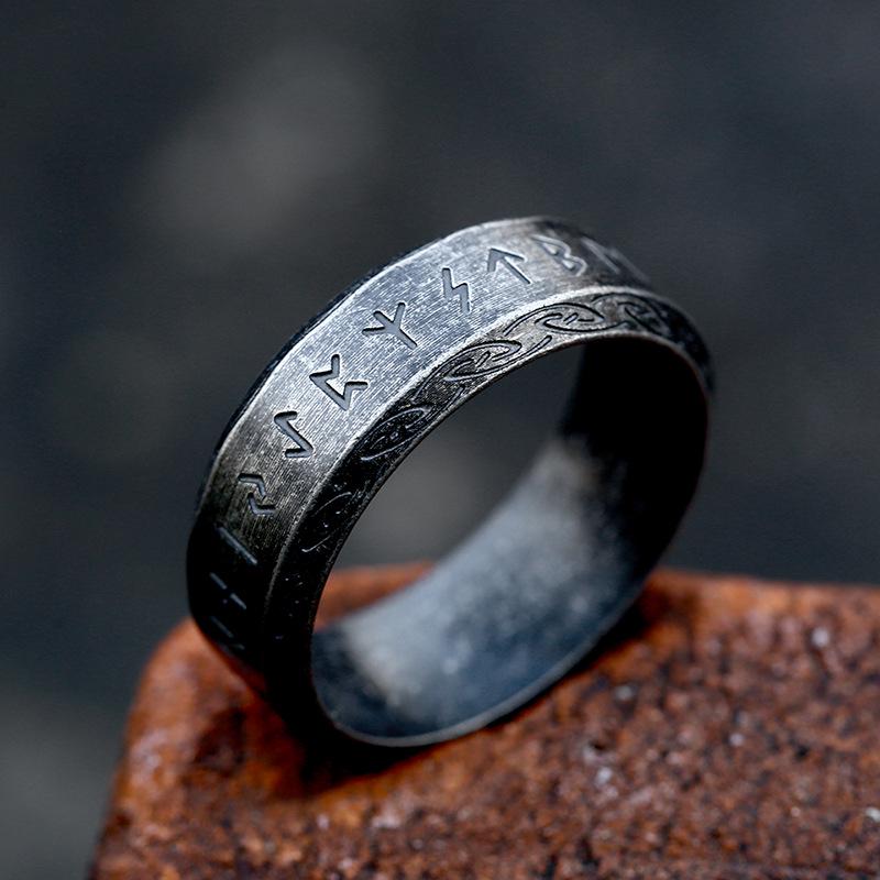 Beier Korean-Style Simple Titanium Steel Men's and Women's Retro Stainless Steel Rings Jewelry