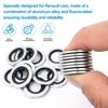 Car Oil Sump Drain Plug Sealing Gaskets Rings Washer OEM110265505R for Peugeot Citroën Renault A6079970345 Auto Accessories