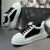 Shell Head New Autumn Breathable European Sports Board Shoes Light Luxury Thick-soled Casual Trendy Shoes