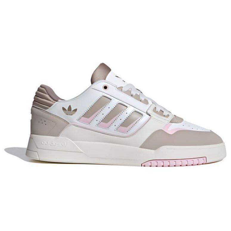 Adidas Originals Drop Step 2.0 Low Comfortable Versatile Shock Absorbing Durable Low Top Skate Shoes Women Sneaker White Gray Pink IG4338