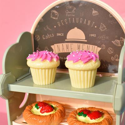 Casa delle Bambole Miniatura Torta Dessert Biscotti Vassoio Forchetta Modello Tavola da Cucina Decorazioni Cibo Giocattolo Accessori Casa delle Bambole