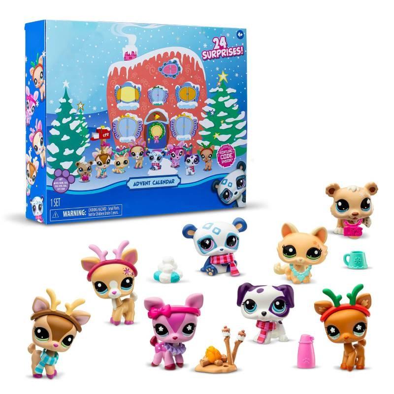 Weihnachtliches Blindbox-Countdown-Kalender mit 24 PVC-Sammelfiguren für festlichen Spaß