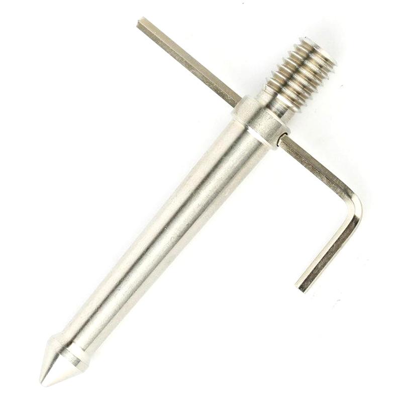 Tripod Foot 3/8 1/4 Inch Screw M8 Stainless Steel Replacement Part Monopod Spikes Mount Nail 80/120mm Long With Wrench Gasket