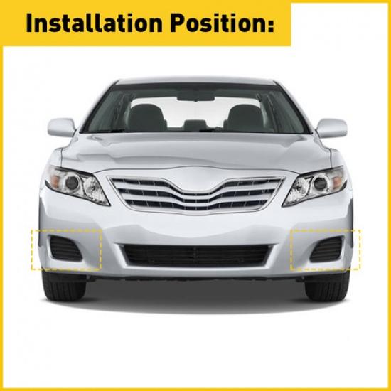  Right Fog Light Cover Fit Set 2010-2011 Toyota Camry TO1038130 TO1039130 Left 