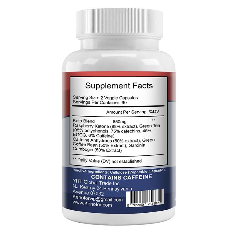 Kenofor Keto Burn Fat Burner Supplement 120 Count