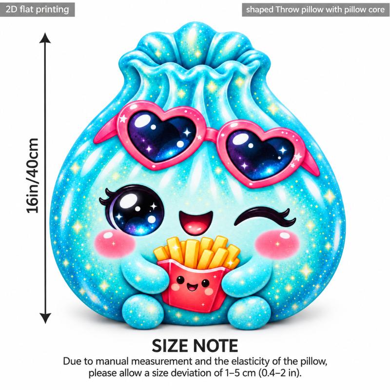 Kawaii Galaxy Dumpling Pillow Starry Bao Cushion Cute Space Throw Pillow Shaped Stuffed Floor Cushion For Home Decor Gift