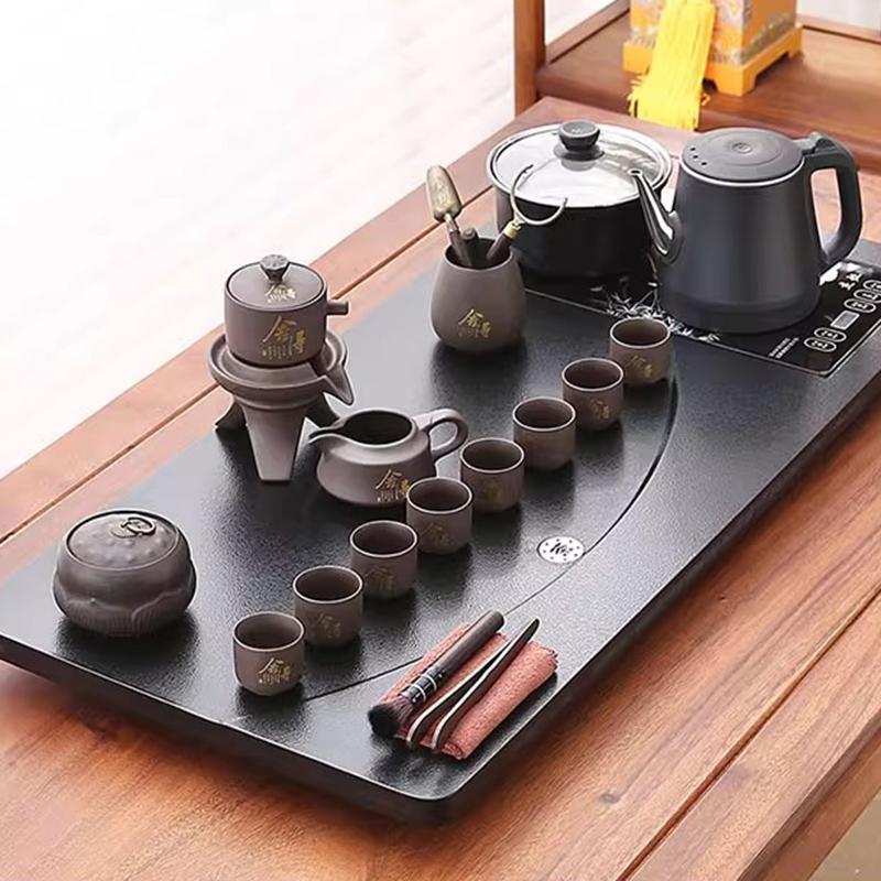 Decorative Stone Tea Tray Table Ceremony Valet Plate Tea Tray Office Pot Chinese Living Room Tableware Bandejas Home Products