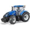 Bruder New Holland T7.315 Tractor - Glazed Cab and Removable Wheels