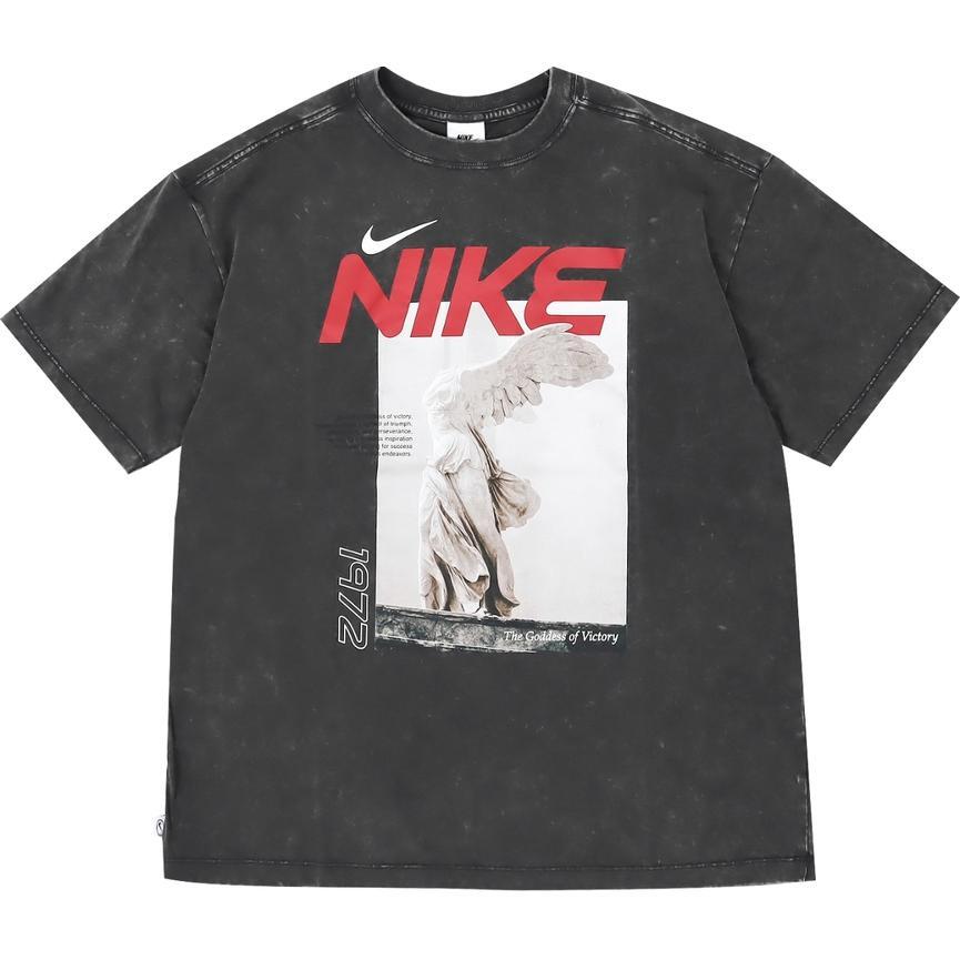 Nike Sportswear T Shirt Women s Gray Black HF6292-060 L