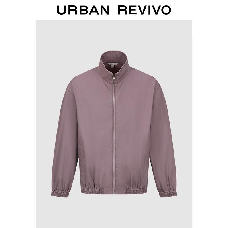 

UR2025 Men s Casual Stand Collar Zipper Jacket M