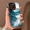 Mountain Misty Forest Phone Case for iPhone 17 17Air 16 15 14 13 12 11 Pro Max Plus Colorful Silver