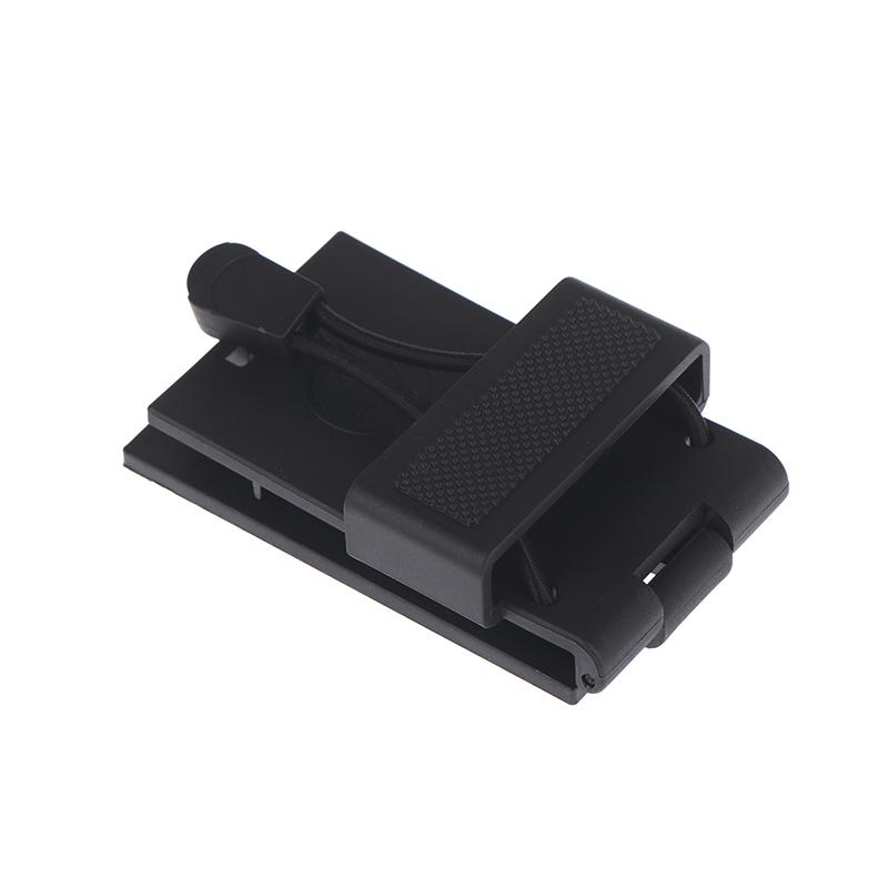 Radio Belt Clip Holder Radio Carry Holster Plastic Compact Secure Black Anti Slip For Law Enforcement Duty Belt