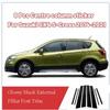 8Pcs Glosss Black Pillar Post  Fit For Suzuki SX4 s-cross 2014-2017 2018    Door Cover Window Decal Trim Sticker