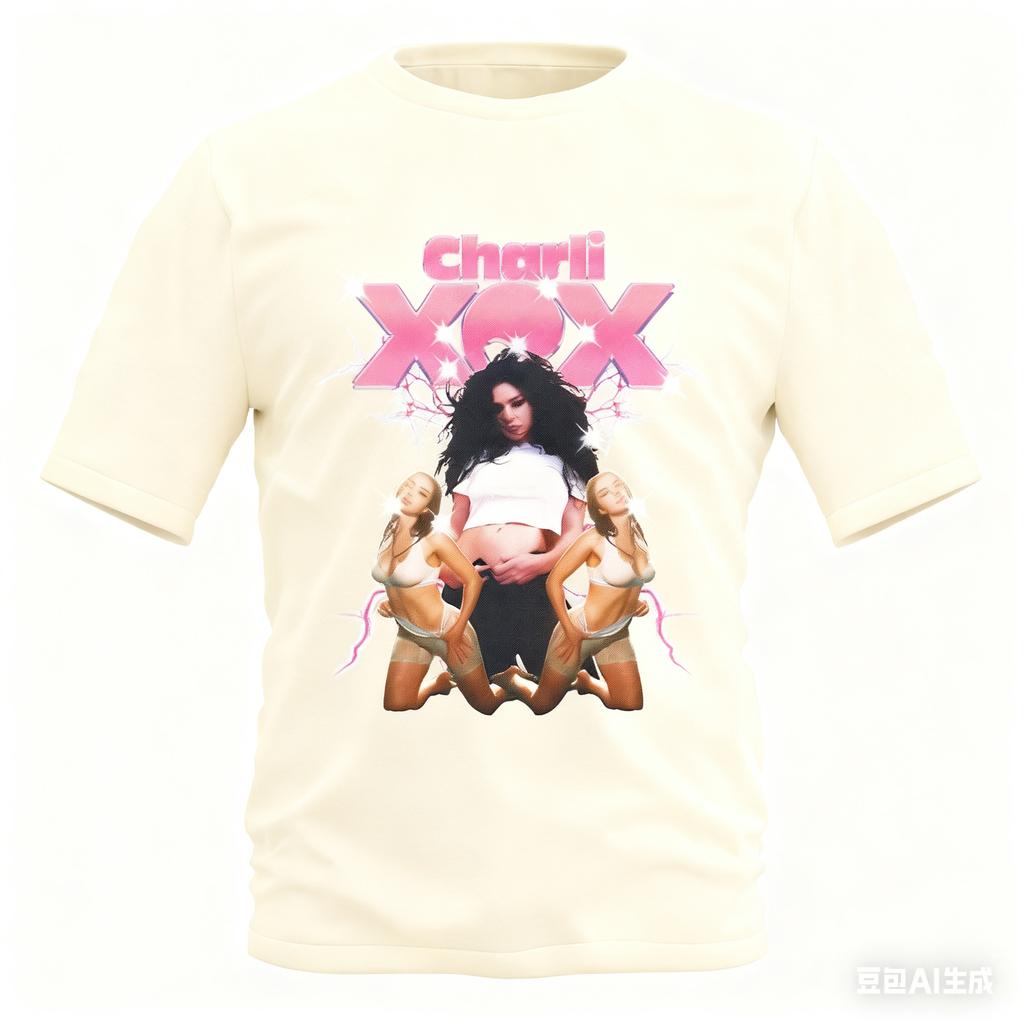 Charli XCX Graphic T  Shirt Pop Music Fan Tee with Retro Art Design Bold Pop Culture Print