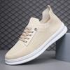 Hollow fly-woven men's shoes summer new mesh breathable and comfortable men's one-pedal simple round head men's casual shoes