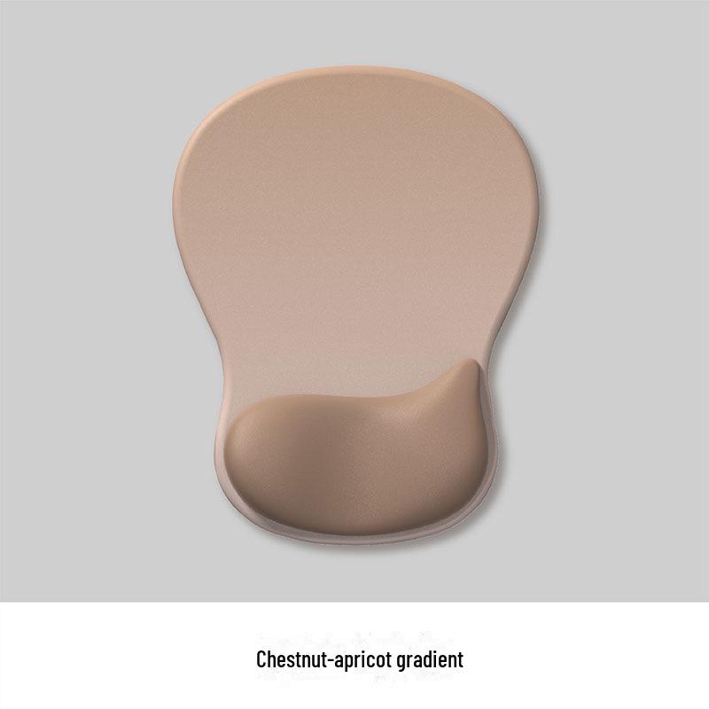 Ergonomisches Mauspad mit Handballenauflage aus Silikon mit Farbverlauf – rutschfestes, verdicktes Design