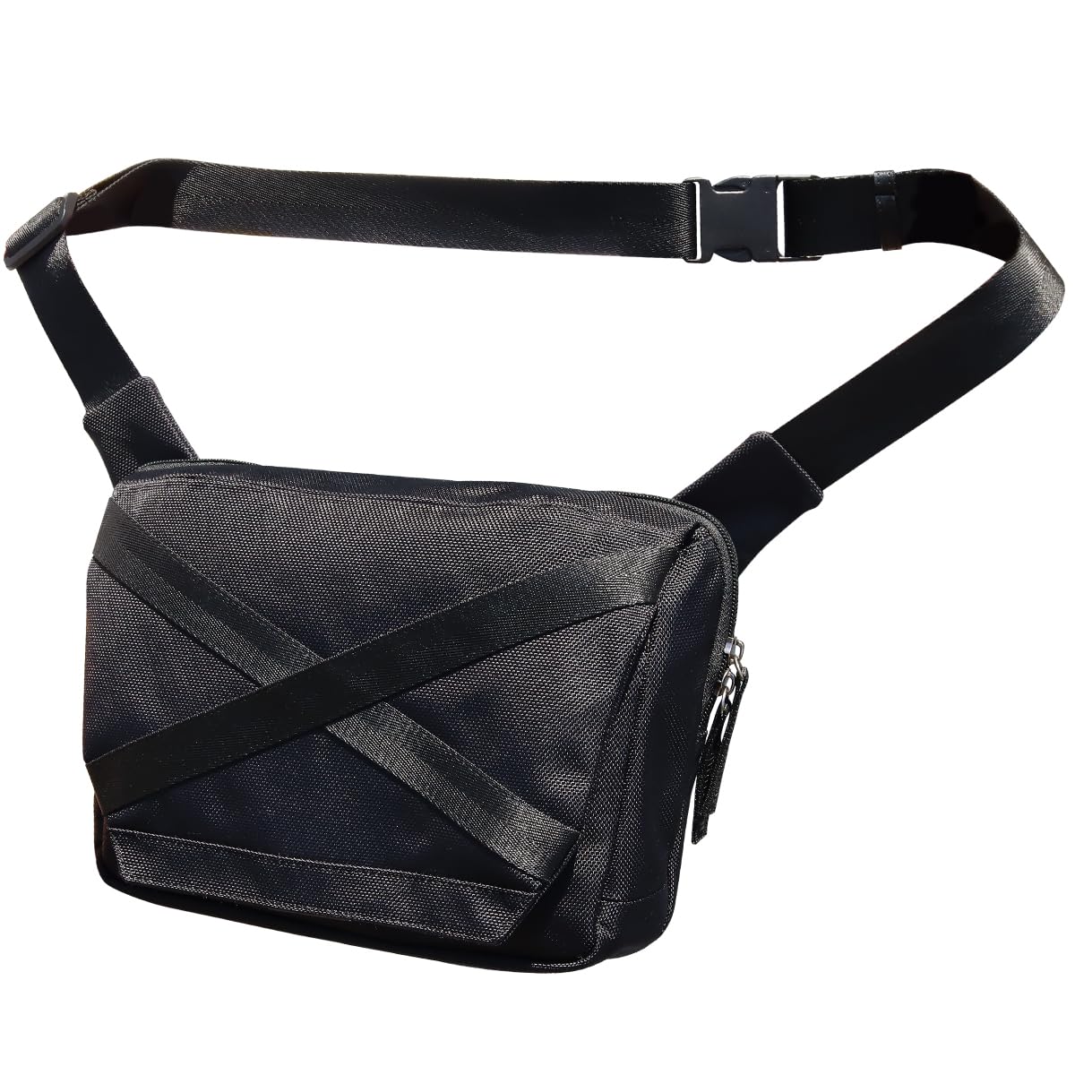 

Shoulder Bag Lightweight Crossbody Bag 1680 Denier PEKE [SIMPLING] Men s (Black) чорний