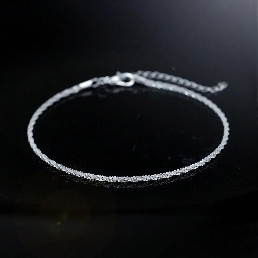 High-End Starry Sky Layered Anklet for Women: Cool, Sparkling Foot Jewelry