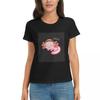 Damen T-Shirt Axolotl Meerestier Sommer Kurzarm T-Shirts Rundhals Baumwolle T-Shirts Kleidung Oberteile Streetwear