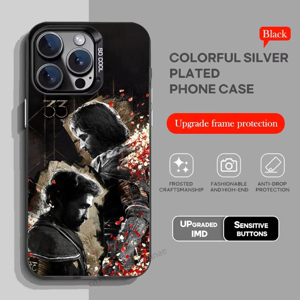 C-Clair Obscur Expedition 33 phone Case for iPhone 17 11 12 Pro Max Plus Mini Air SE  16e 14 15 16 13 Soft Shell