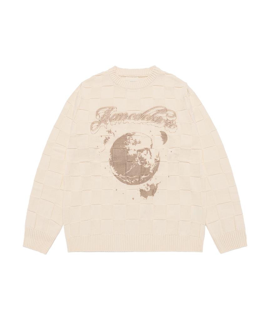 ACME DE LA VIE Square Structure Artwork Knit (2Color)