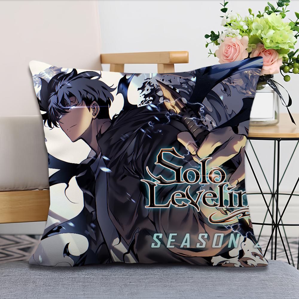 blood Hot soft Season2 Comfortable Pillow Case for Sofa Living Room Home office Decor Anime and Solo Leveling Protective  Covers