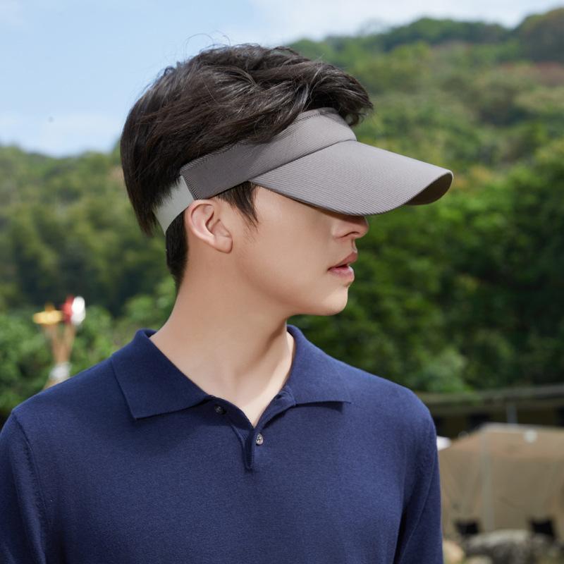 

Весенне-осенние модные шляпы женские однотонные универсальные солнцезащитные шляпы с открытым верхом, парные солнцезащитные шляпы, спортивные бейсболки, мужские летние average size