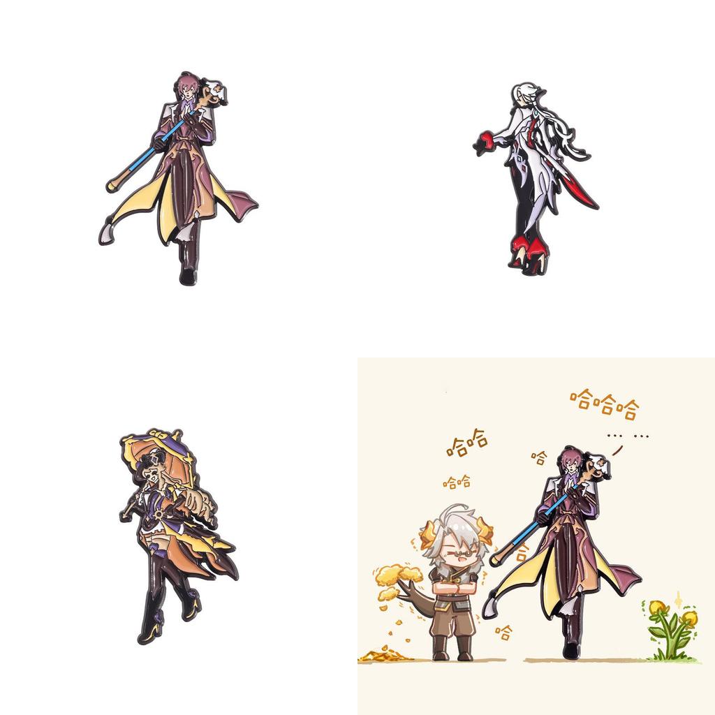 Fashionable Brooches Geometric Designed For Both Men And Wardrobes Women