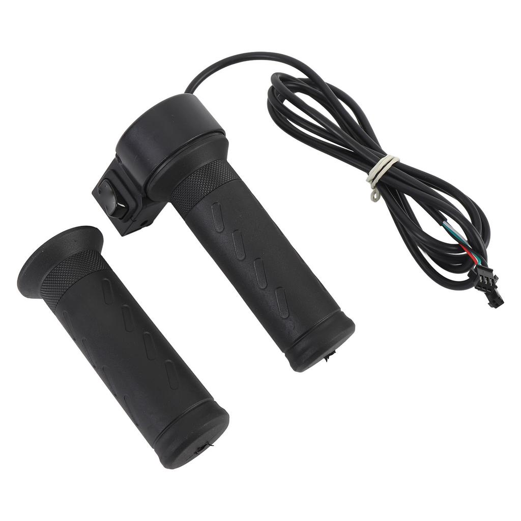 Electric Throttle Grip with Forward Reverse Switch Anti Slip Waterproofing Electric Cycle Twist Handlebar 1.6m Cable SM