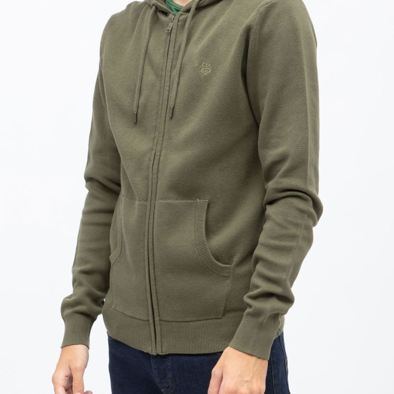 Men's Cotton Zip-up Hooded Vest BILL TORNADE