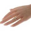 MIKIMOTO #11(JP Size) Ring K18 Yellow gold/Pt950Platinum Women